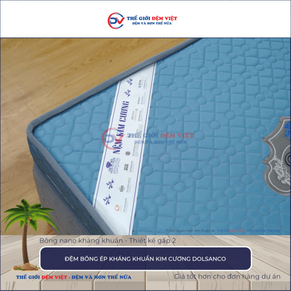Đệm bông ép Kim Cương Dolsanco